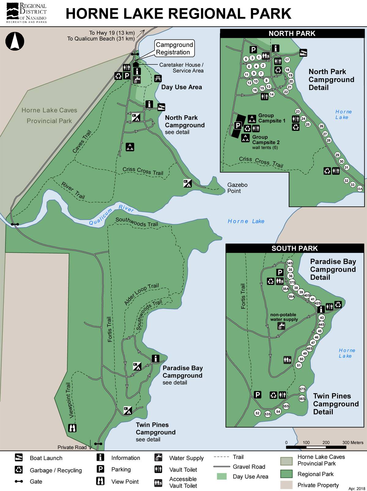 Regional District of Nanaimo Horne Lake Regional Park