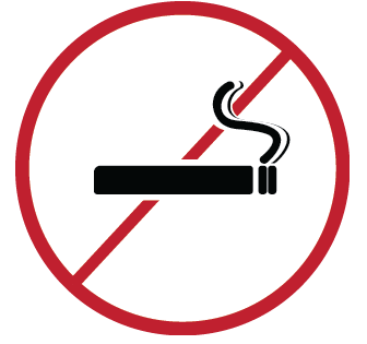 no smoking or vaping