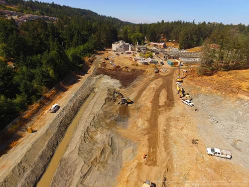 Construction of the Secondary Treatment Upgrade Project
