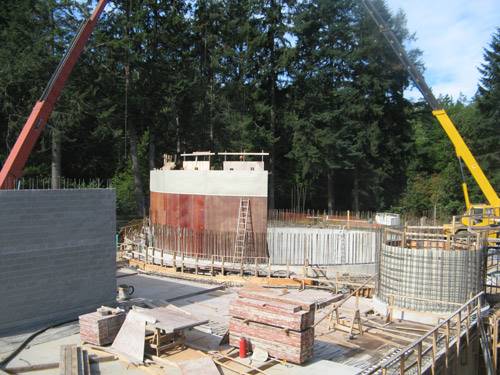 Construction of the third digester