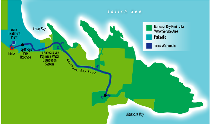 nanoose peninsula map
