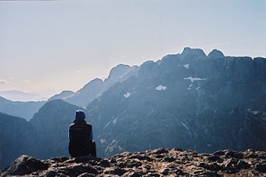 Mount Arrowsmith from Mount Cokely
