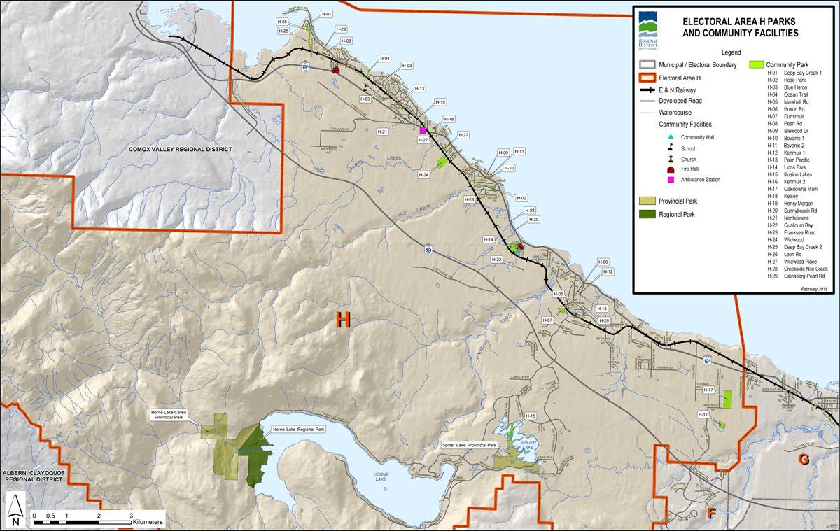 Dunsmuir - Qualicum Bay - Bowser - Community Parks - Click Here to Expand