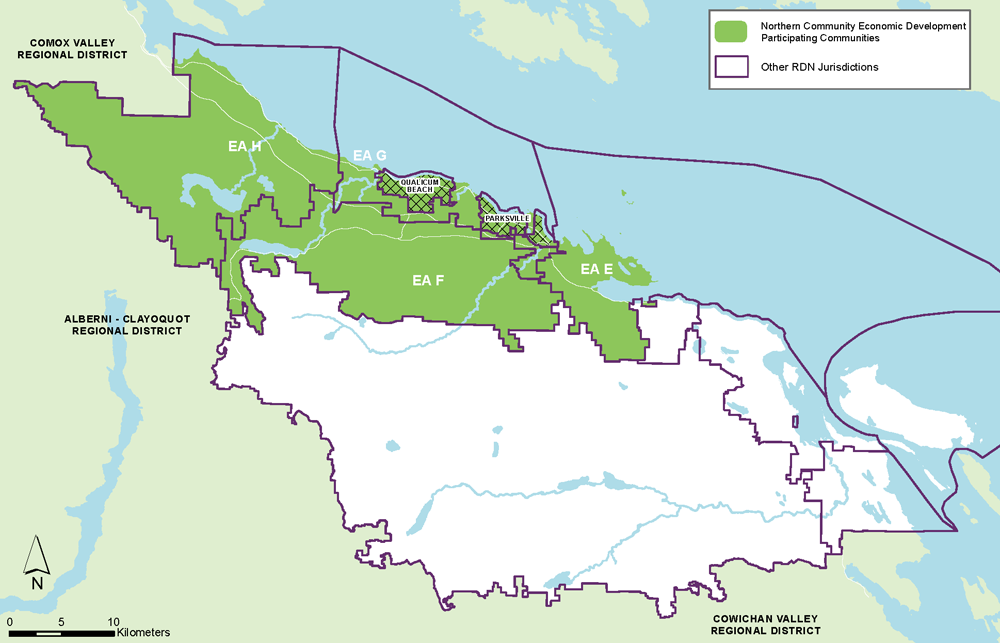  Northern Community Economic Development Map