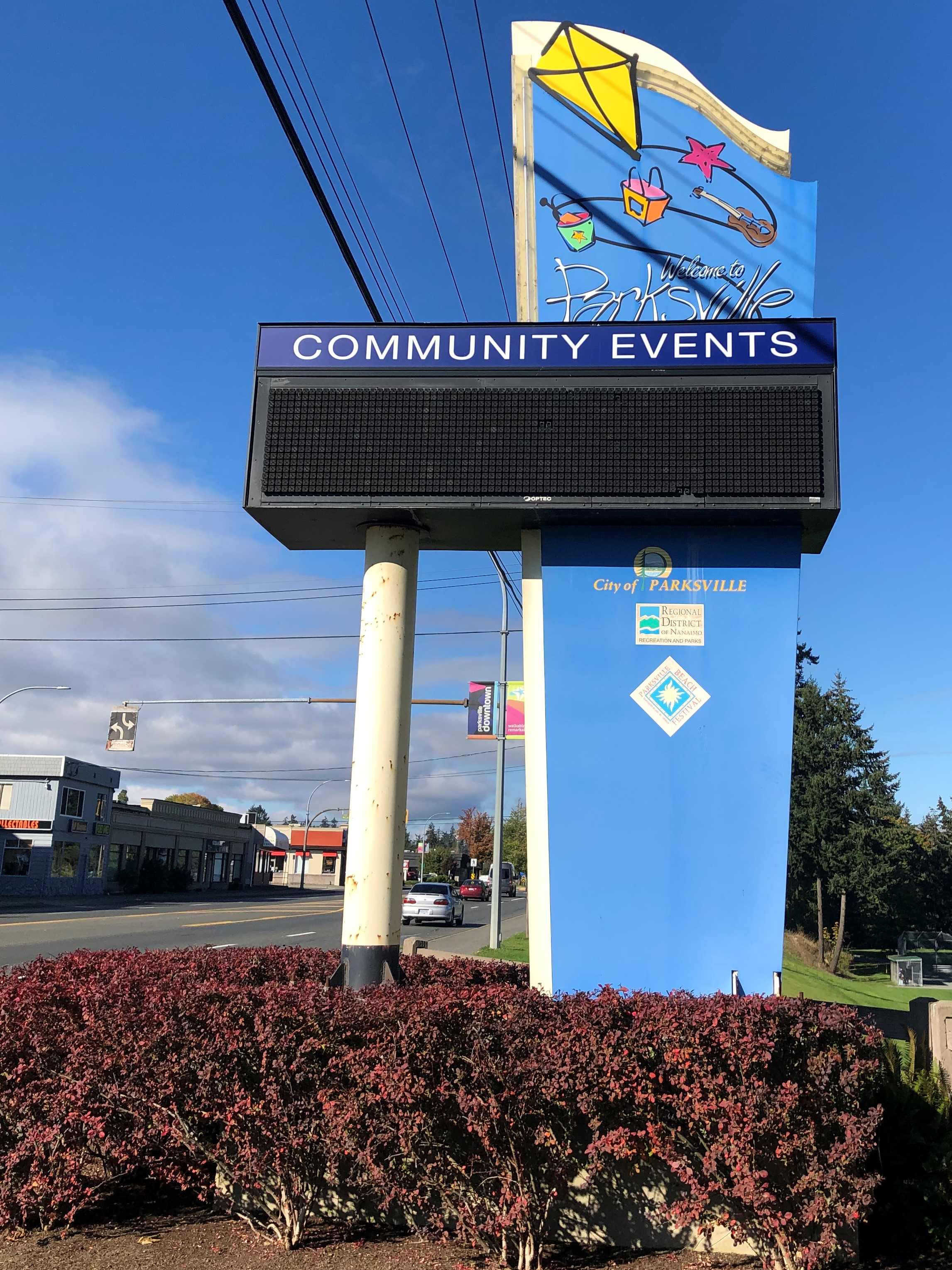 community sign