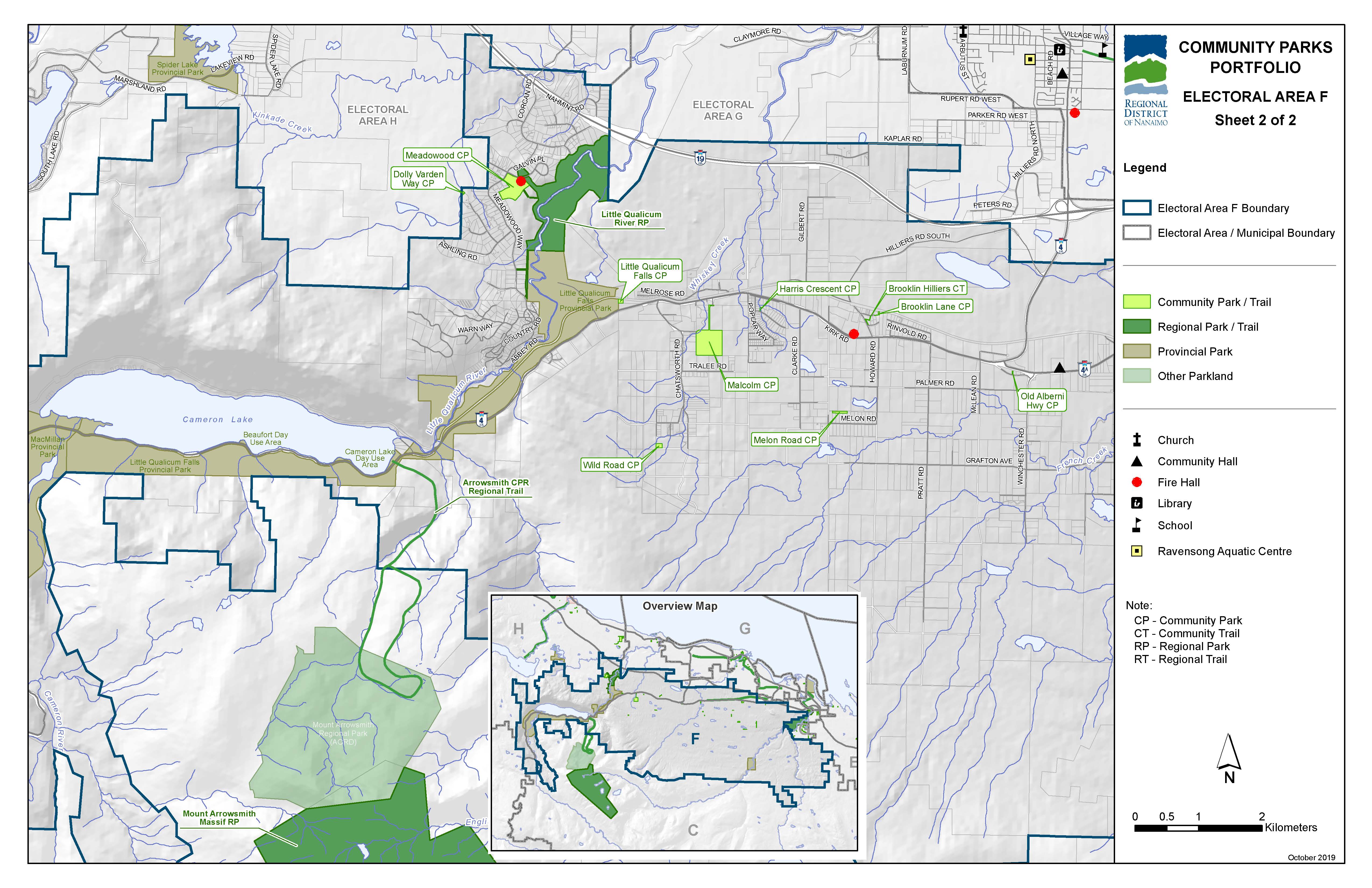 Community Parks and Trails for Area F (West)