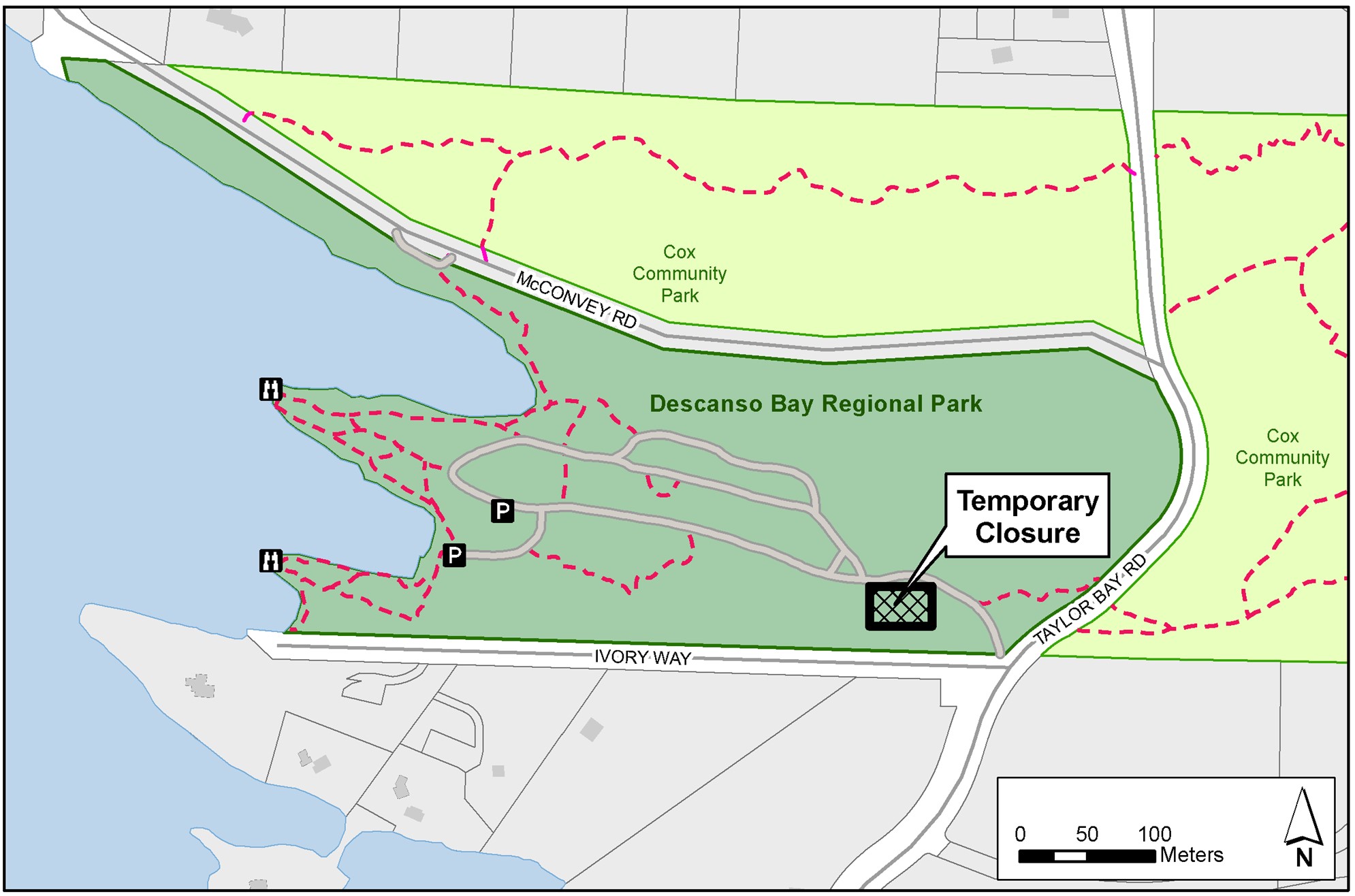 Descanso Bay Regional Park closure image