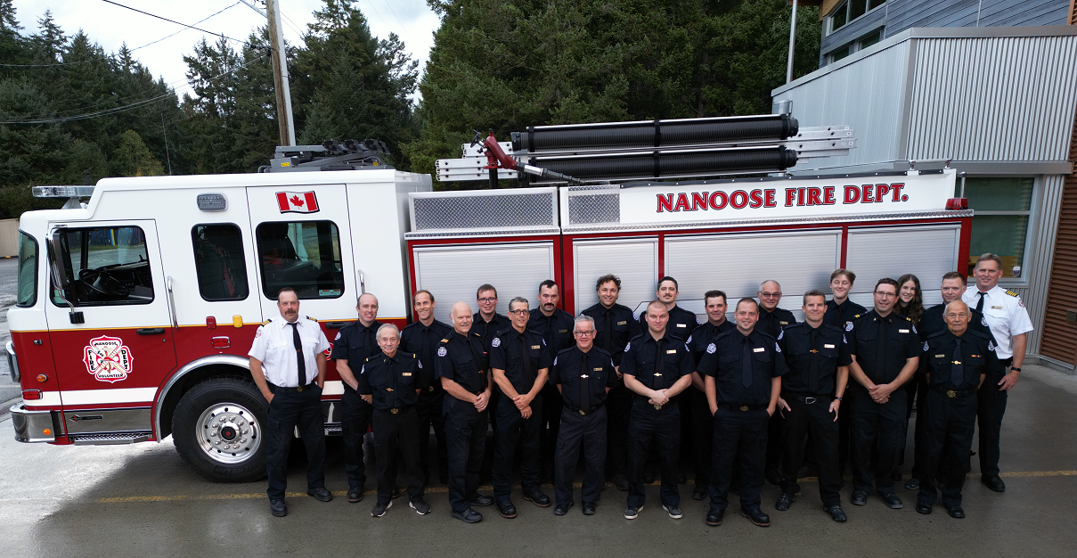 Nanoose Volunteer Fire Department Group Photo