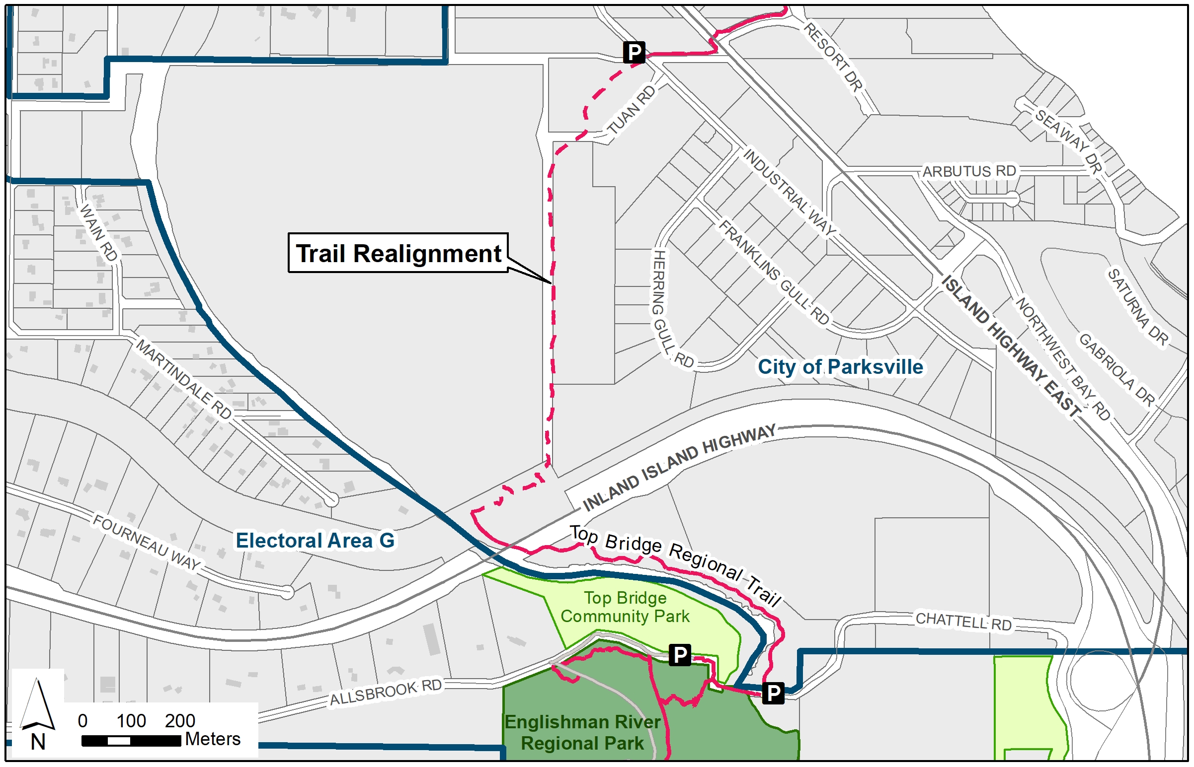 Trail Realignment Map