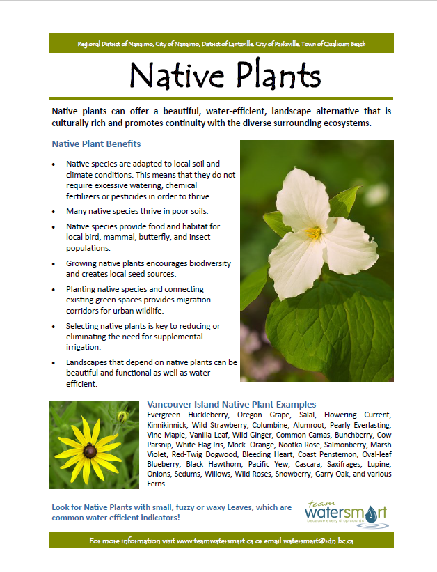 TWS Native Plants Handout