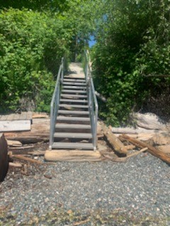 spring beach stairs improvements